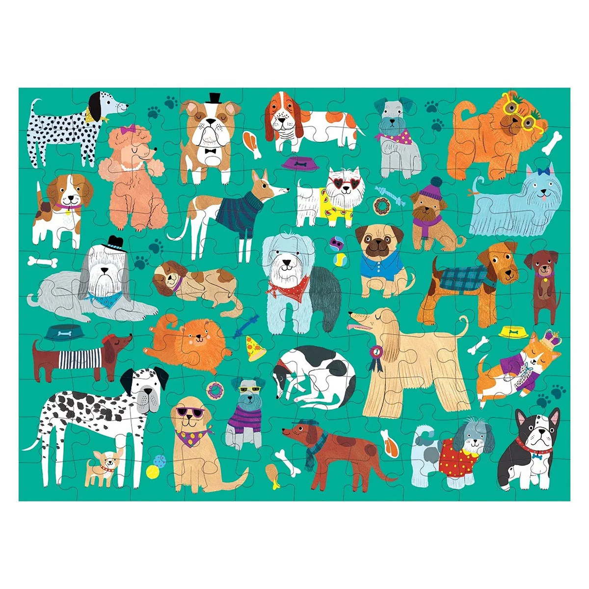 100 Pc Double-Sided Puzzle Cats & Dogs - Image 3