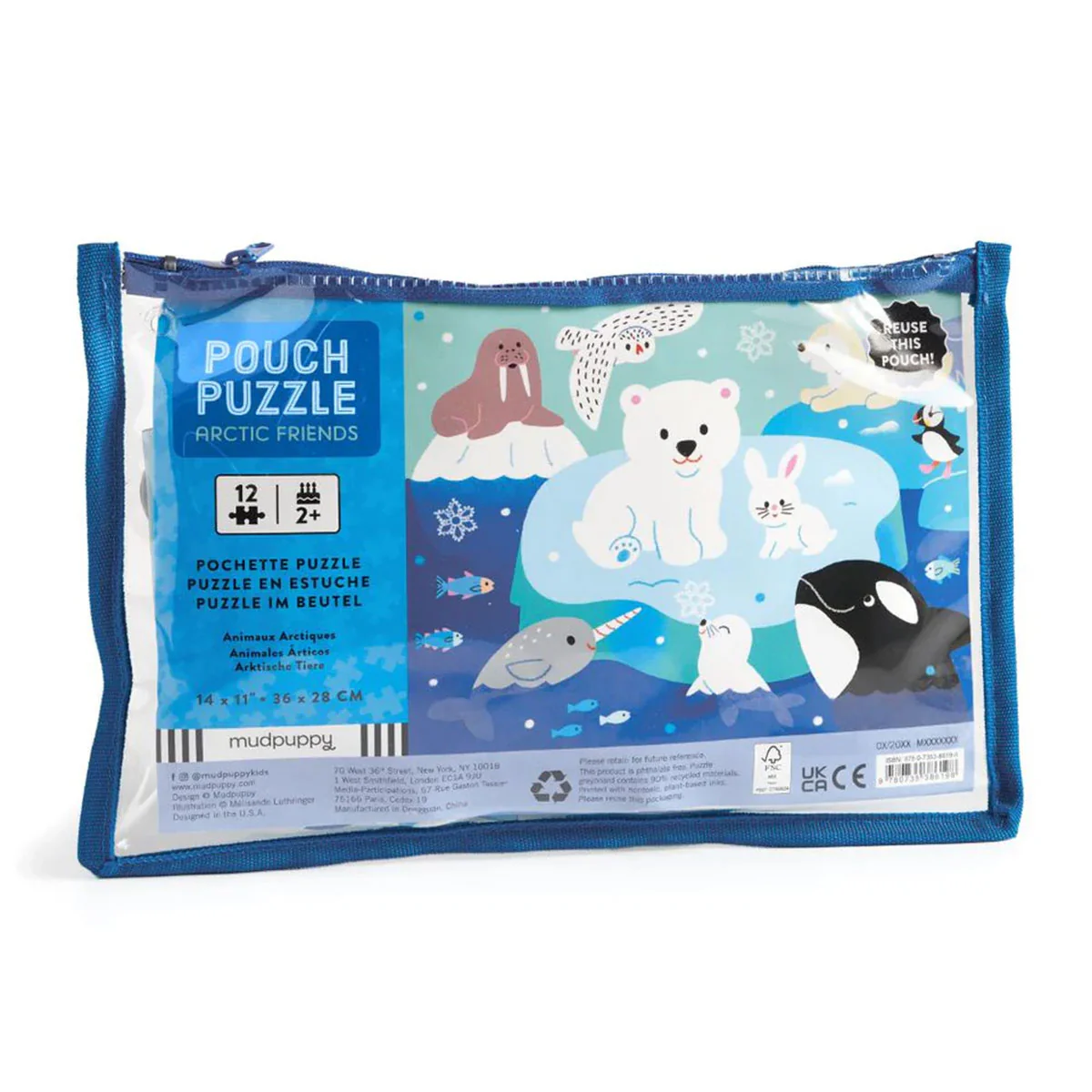 12 Piece Puzzle Arctic Friends - Bobangles
