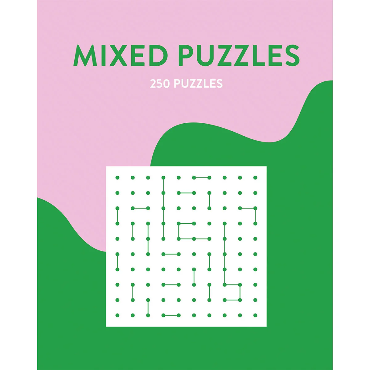 250 Puzzles Mixed Pink & Green - Lake Press
