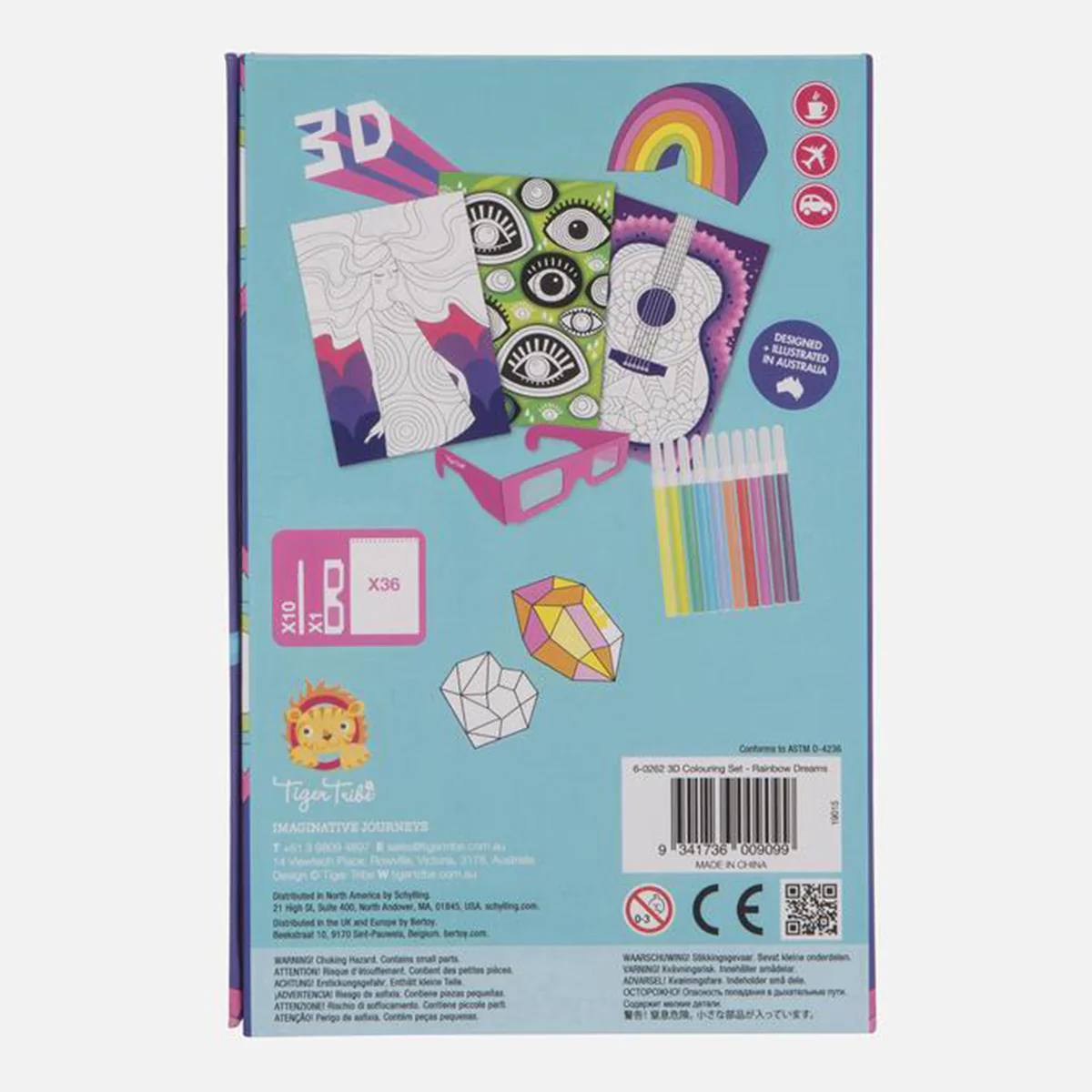 3D Colouring Set Rainbow Dreams - Tiger Tribe - Image 5