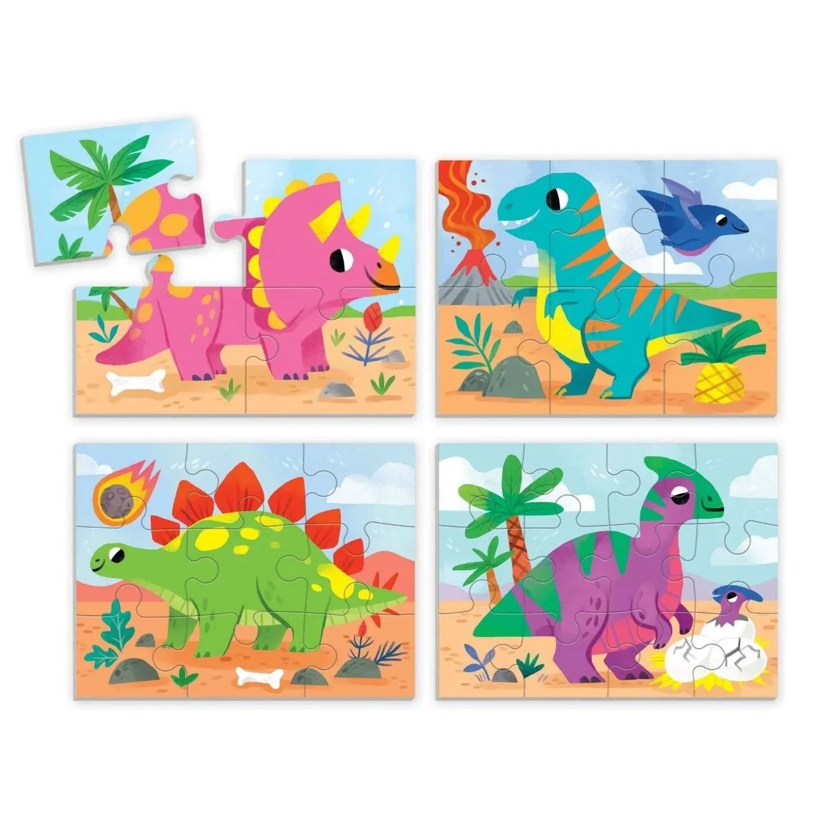 4 in a Box Puzzle Dino Friends - Image 2