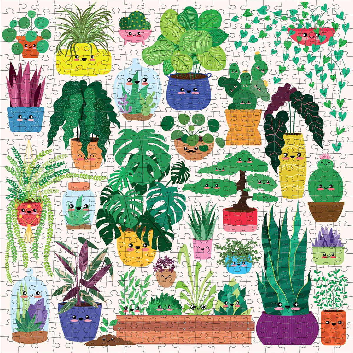 500 Pc Puzzle Happy Plants - Image 2