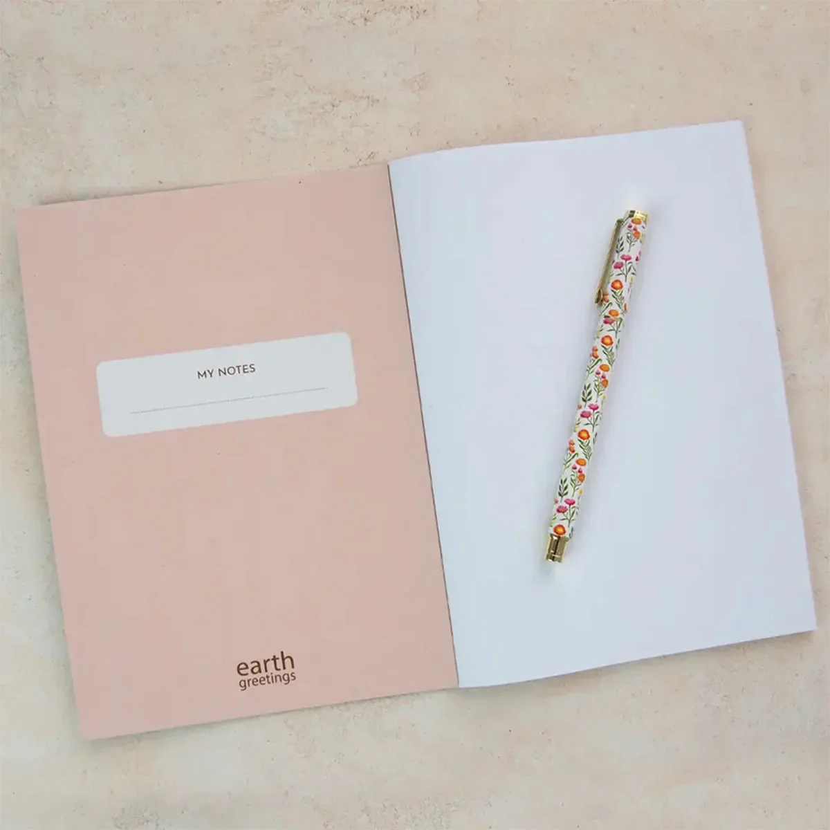 A5 Notebook Blank Cockatoos & Banksia - Earth Greetings - Image 2