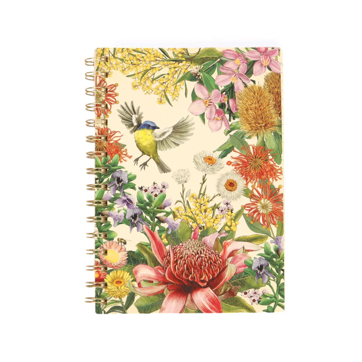 A5 Spiral Notebook Botanical Blooms - LaLaLand