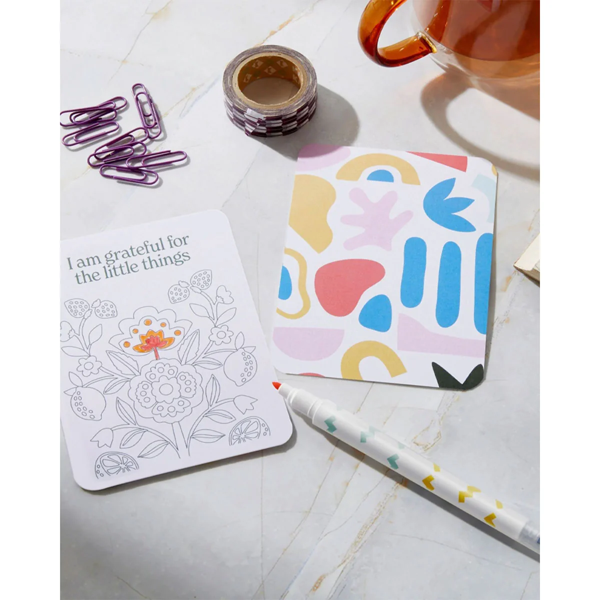 Affirmation Cards Set Colour Your Own - Journey Of Something - Image 2