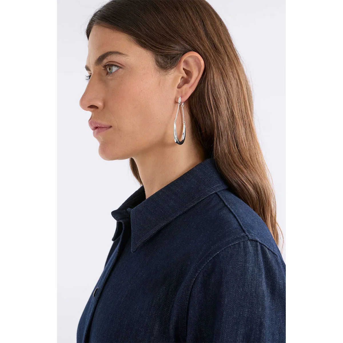 Aisem Drop Earring Silver - Elk Accessories - Image 2