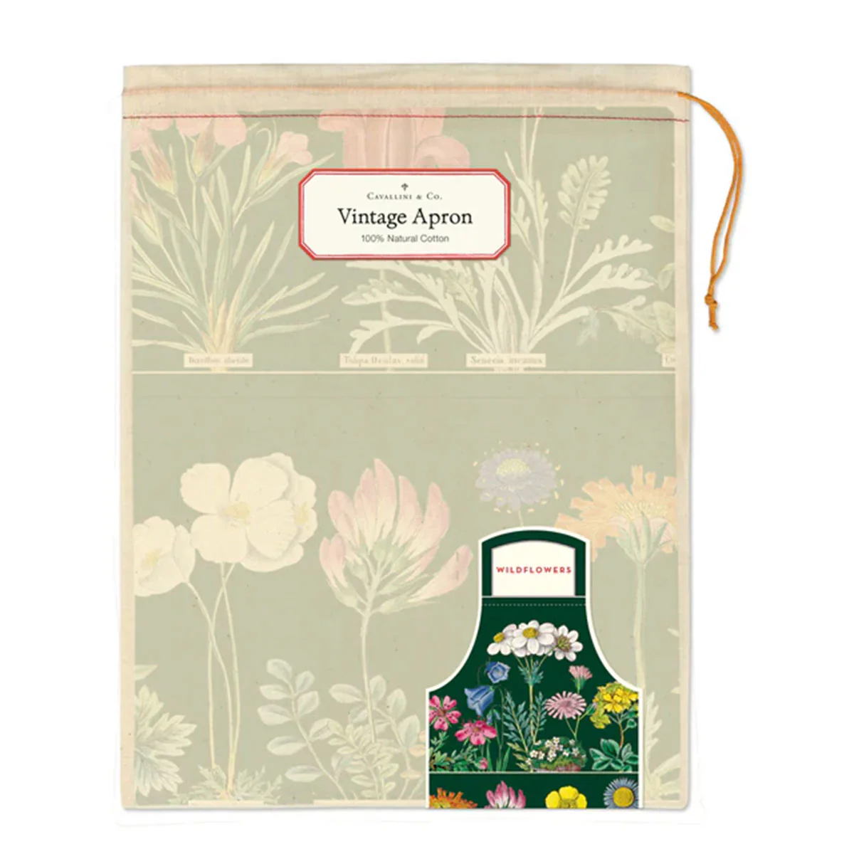 Apron Wildflowers Cavallini - Bobangles - Image 2