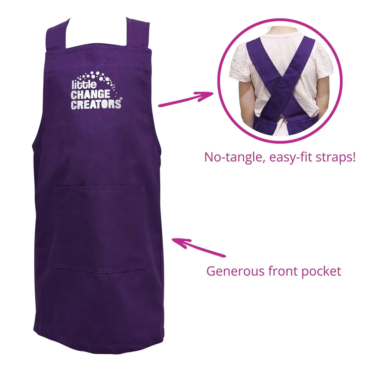 Art Starter Set Apron - Little Change Creators - Image 2
