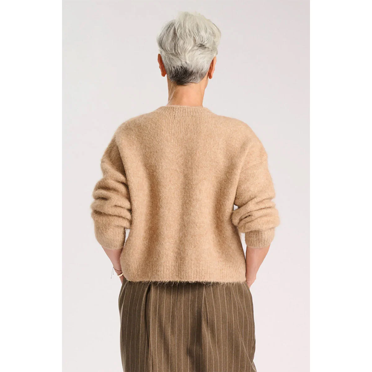 Aspen Knit Sweater Beige - Image 3