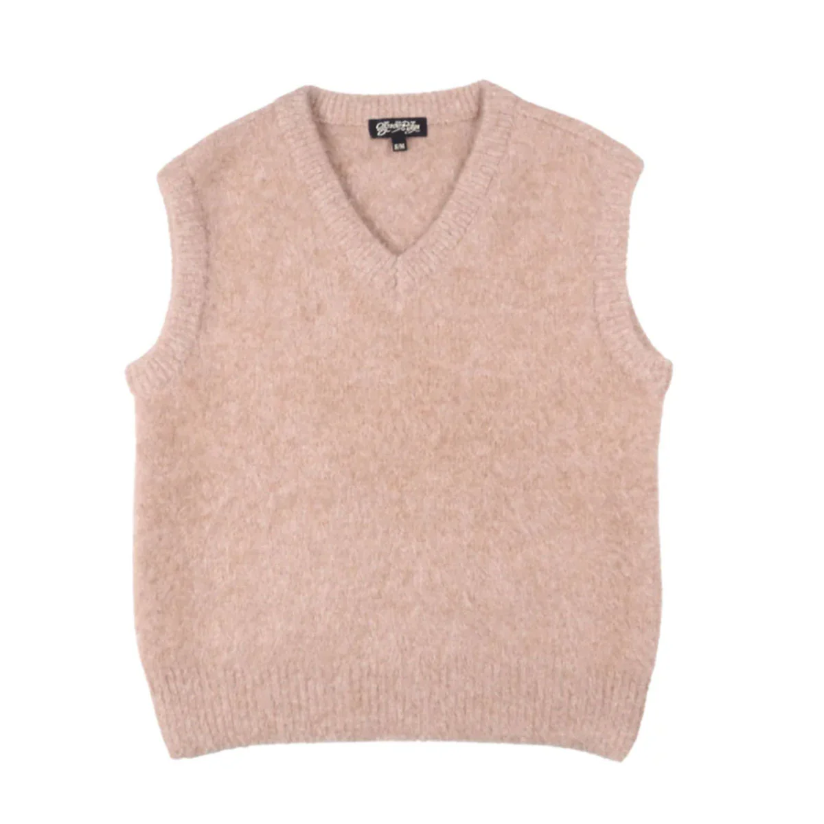 Aspen Round-Neck Vest Beige