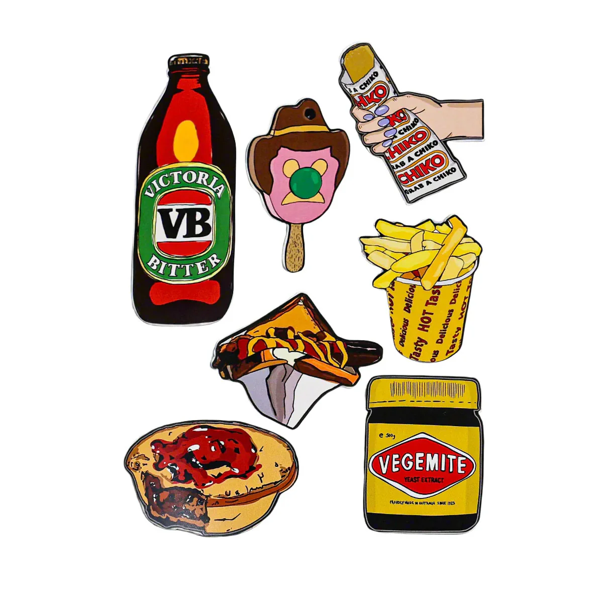 Australiana Sticker Sheet VB & Friends