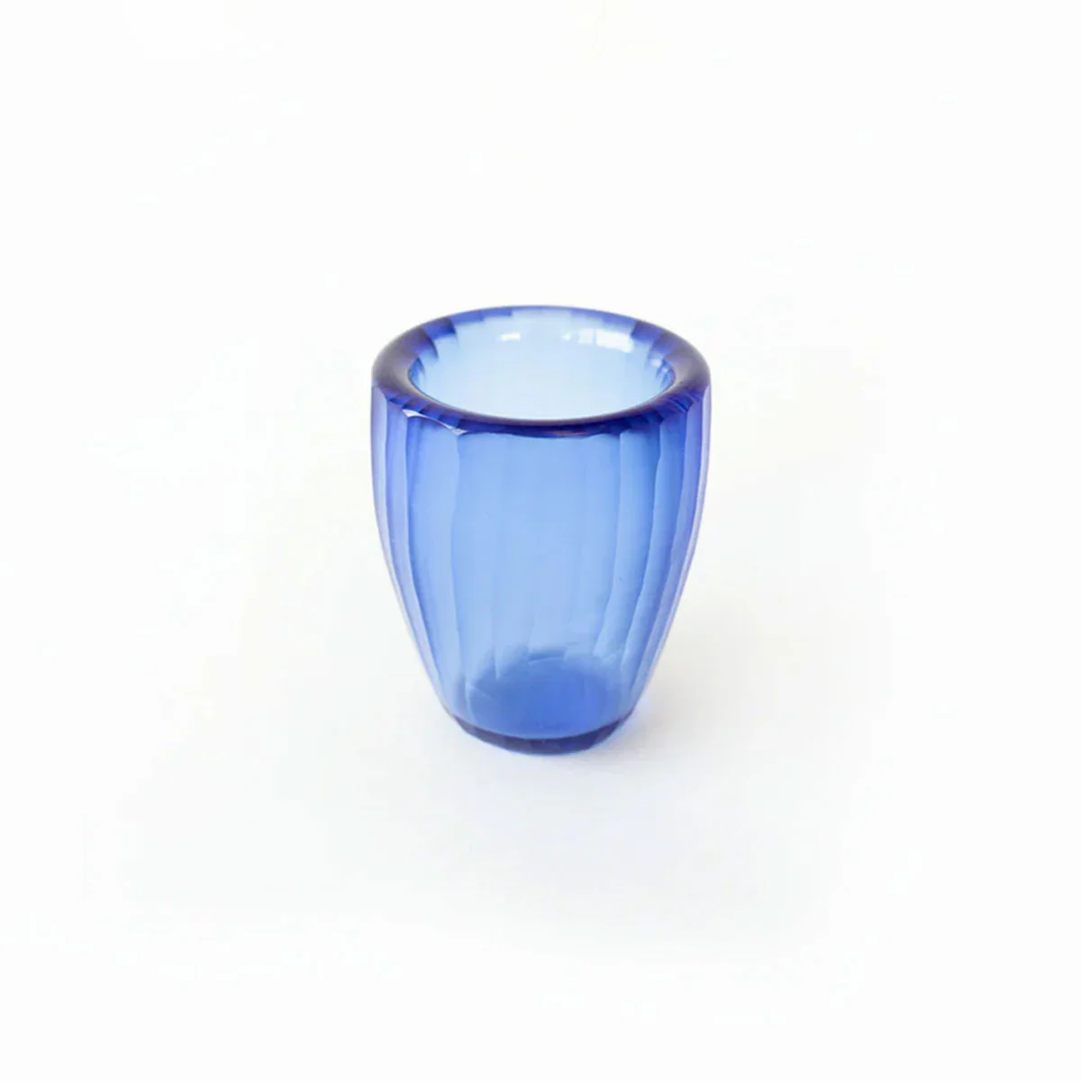 B.T. Cut Glass Beaker Bluebell