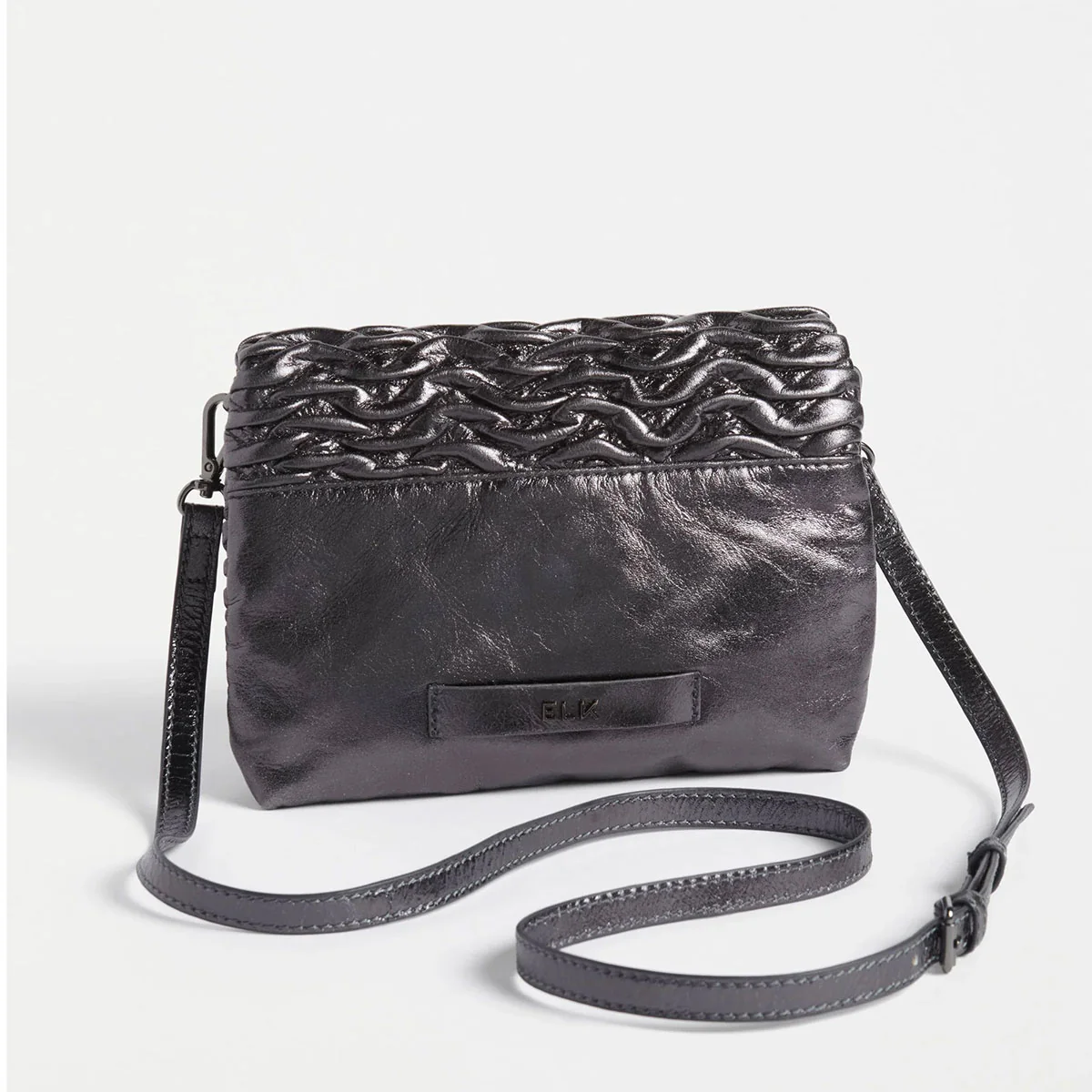 Bag Plissi Gunmetal Crossbody - Elk Accessories - Image 2