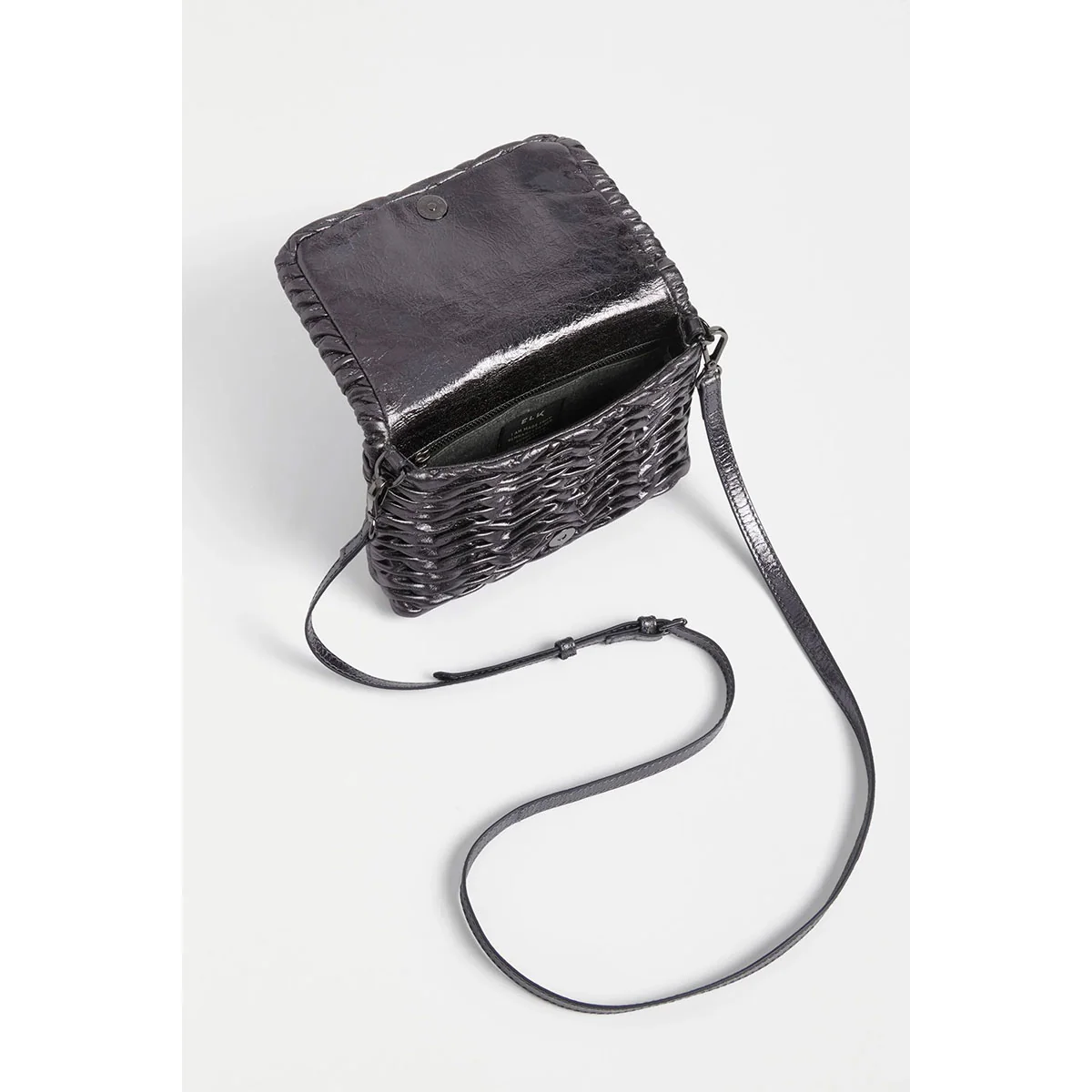 Bag Plissi Gunmetal Crossbody - Elk Accessories - Image 3
