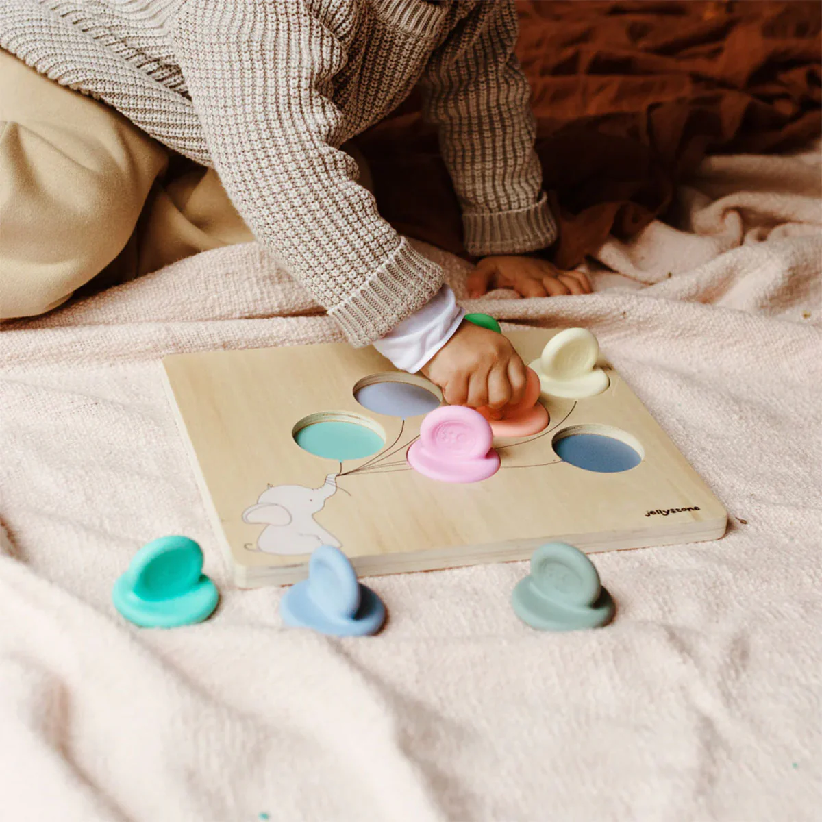 Balloon Colour Sorter Rainbow Pastel - Jellystone - Image 2