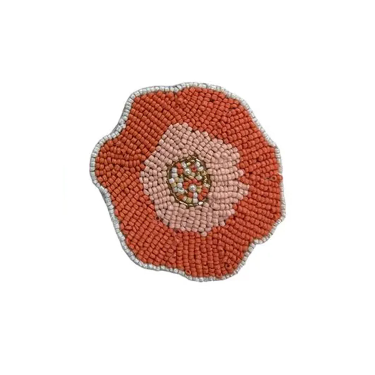 Beaded Coaster Flora Multi 10cm - Coast to Coast