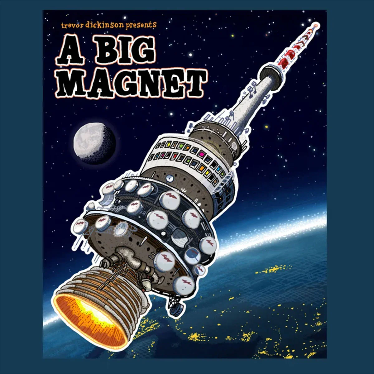 Big Magnet Telstra Rocket - Trevor Dickinson