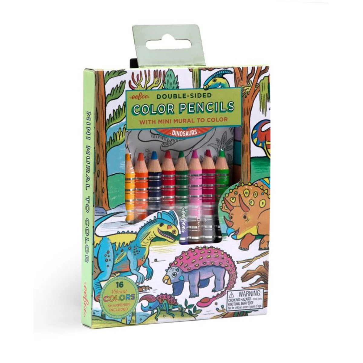 Biggie Double Sided Colour Pencils With Mini Mural Assorted - Bobangles - Image 2