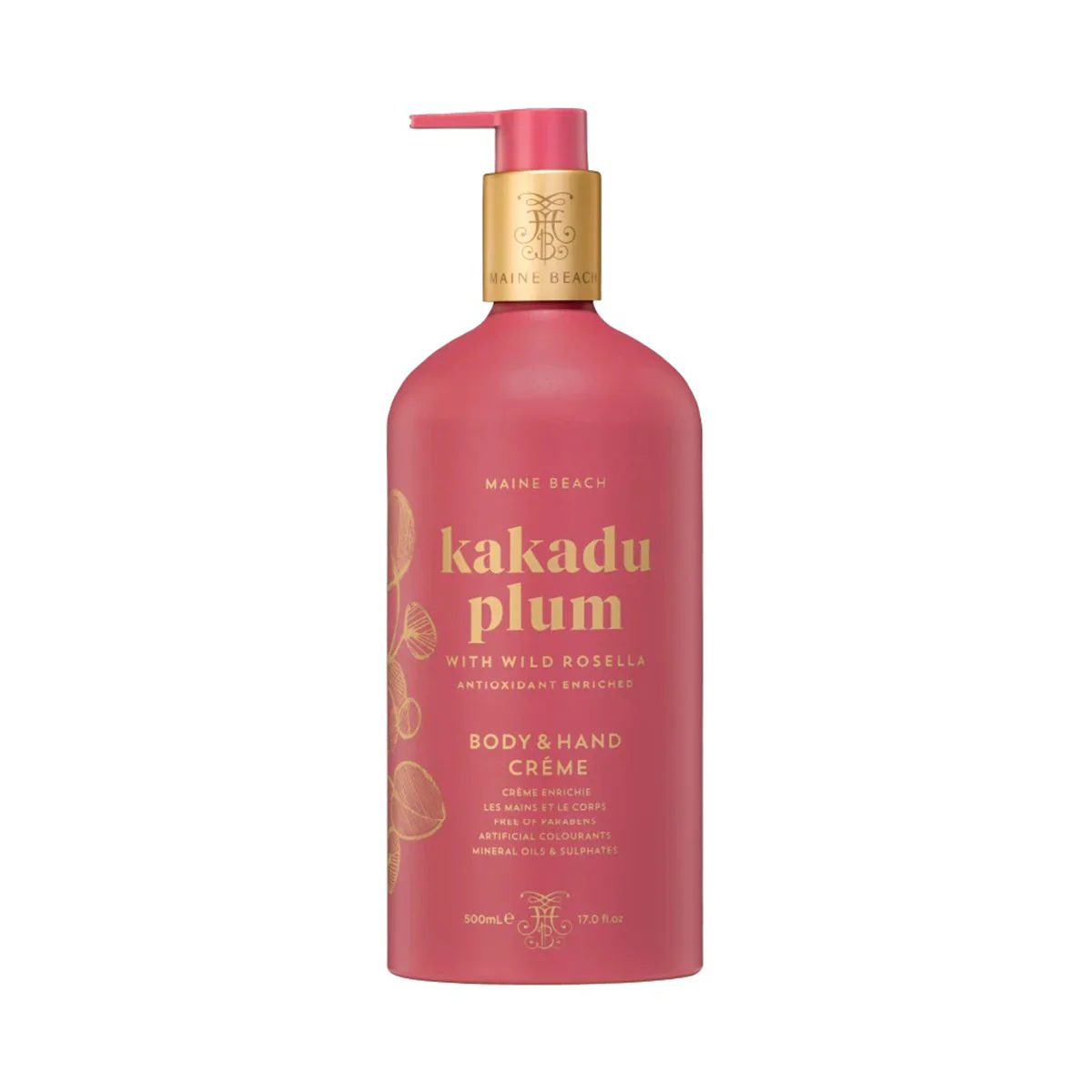 Body & Hand Creme Kakadu Plum 500ml - Maine Beach