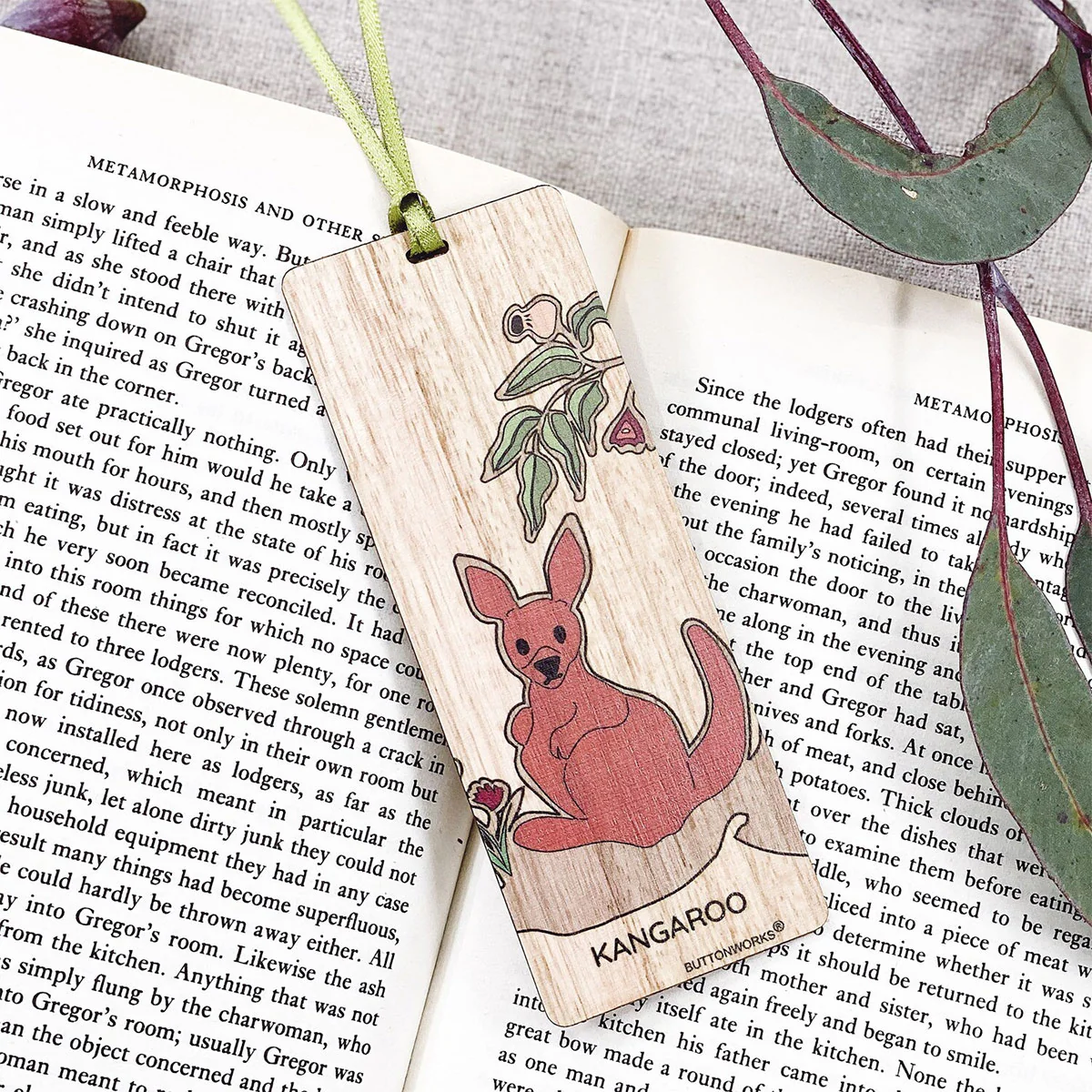 Bookmark Wildlife Kangaroo - Buttonworks