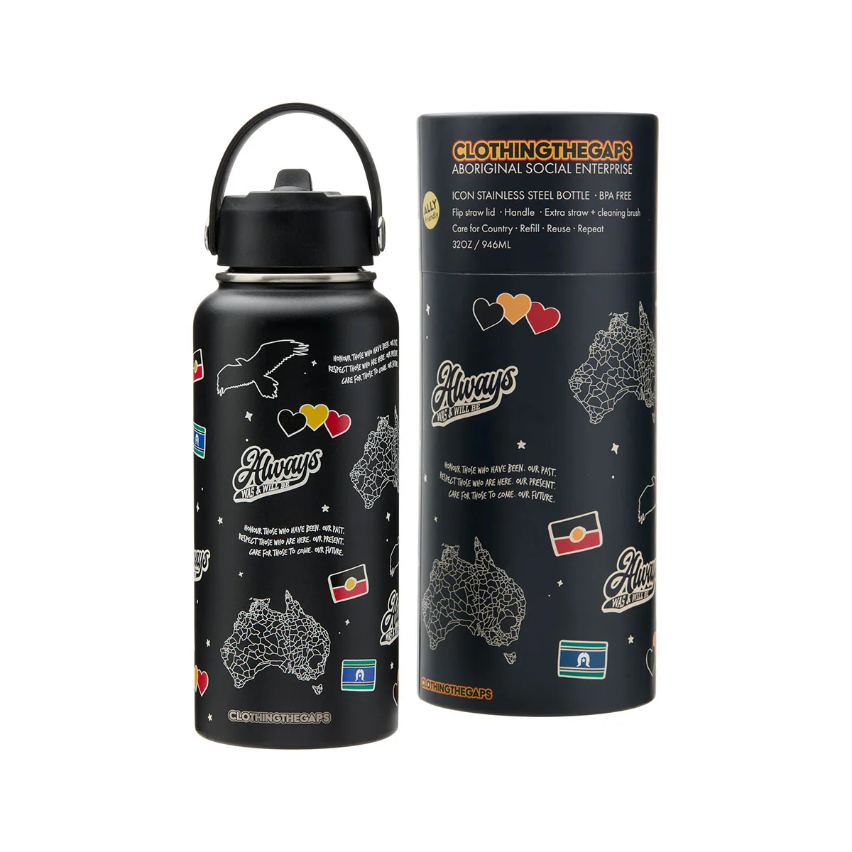 Stainless Steel Bottle Icon 946ml