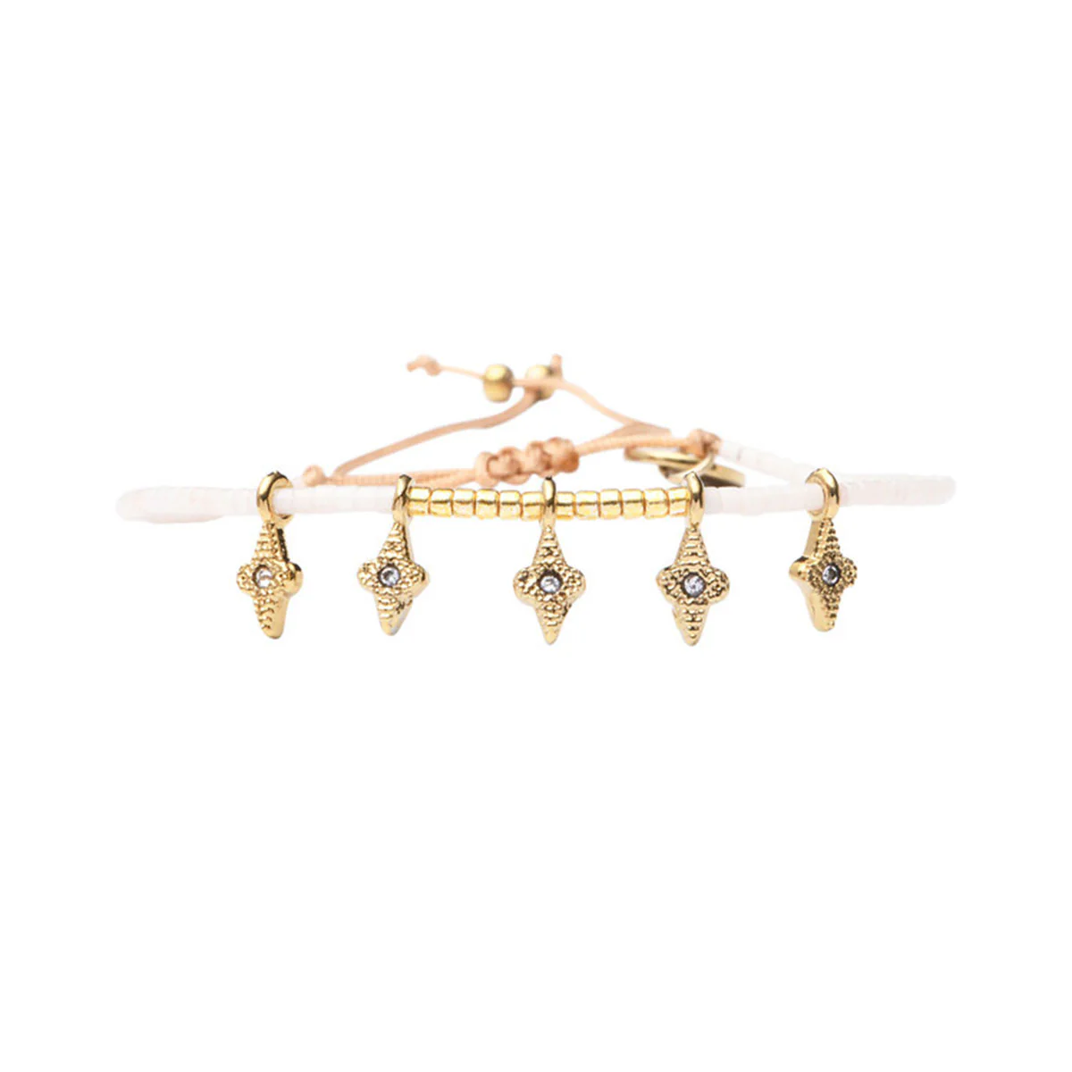 Bracelet Albane White Jasmin - French Bazaar