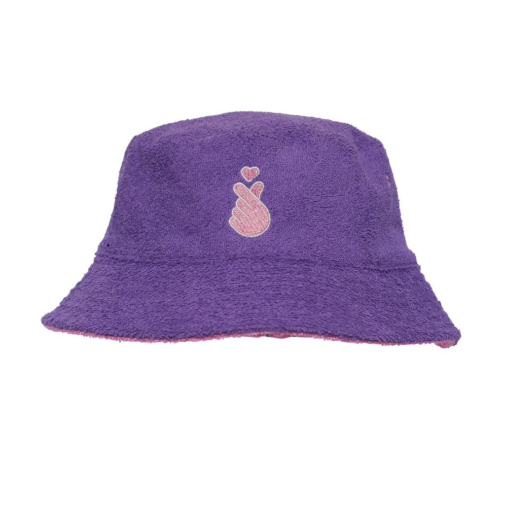 Bucket Hat Pink/Purple Reversible Hallyu - Contain Design Studios