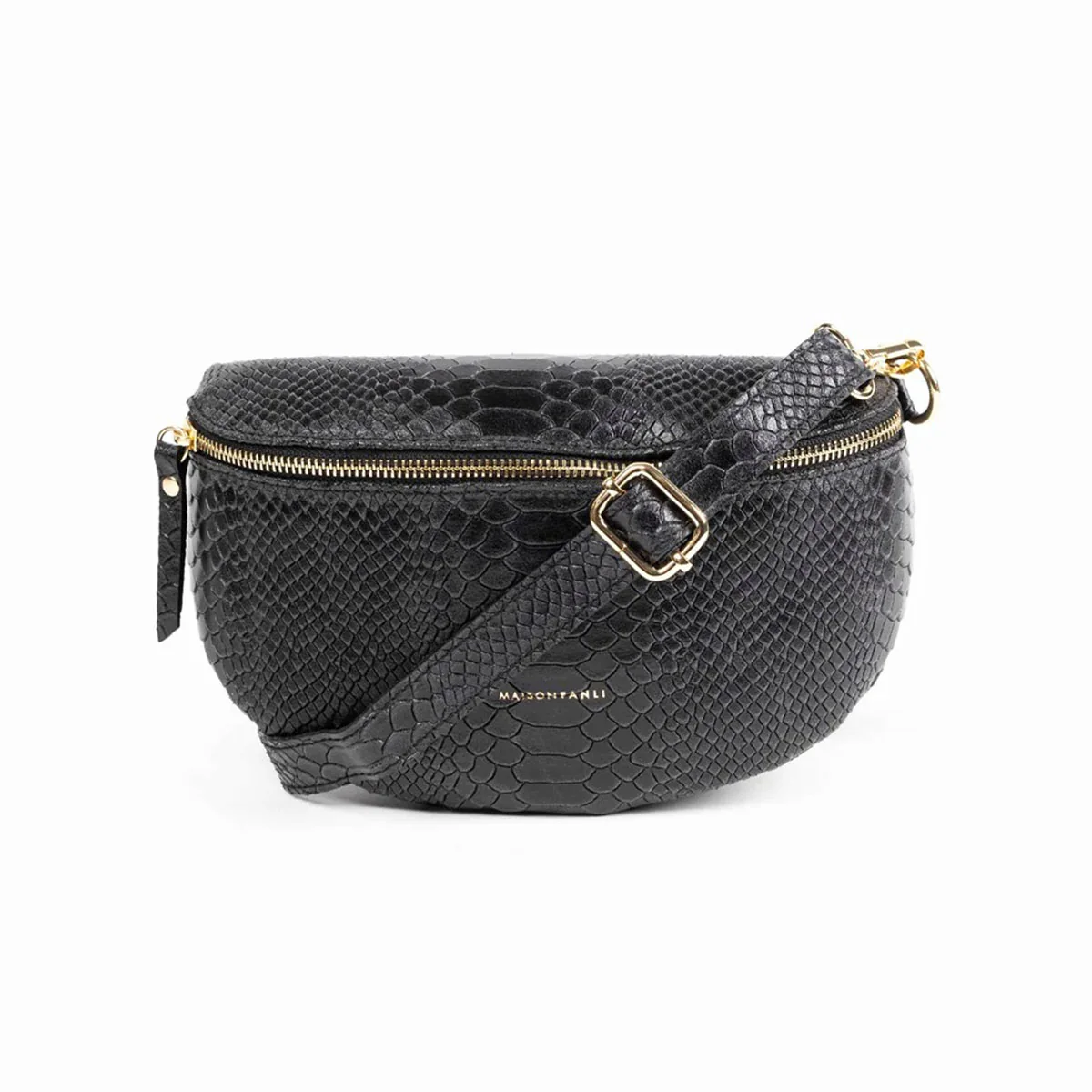 Bum Bag Snake Black - French Bazaar