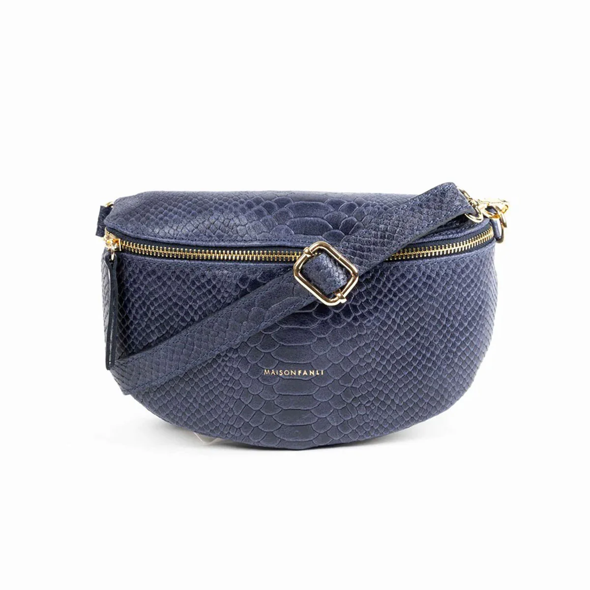 Bum Bag Snake Blue - French Bazaar