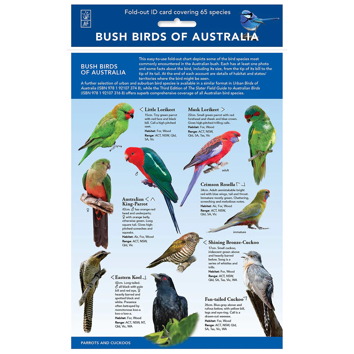 Bush Birds of Australia Fold Out Sheet