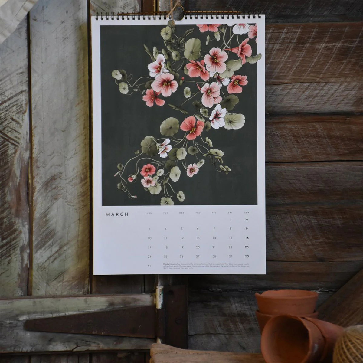 Calendar 2025 Botanical - Typoflora - Image 3