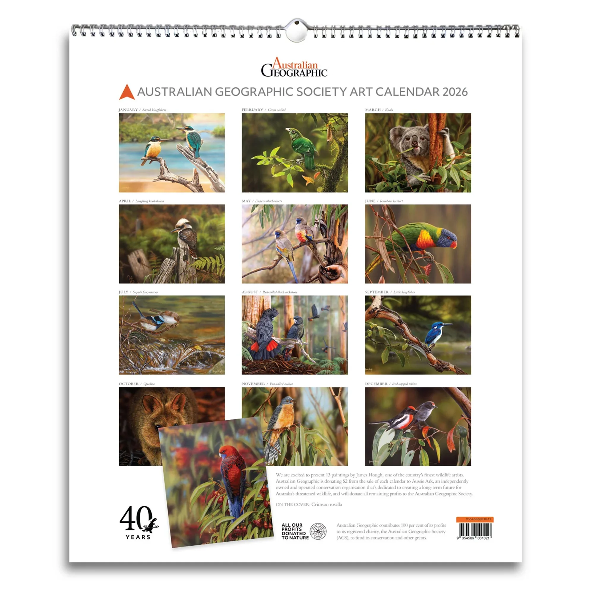 Calendar 2026 Australian Geographic Art - Image 3