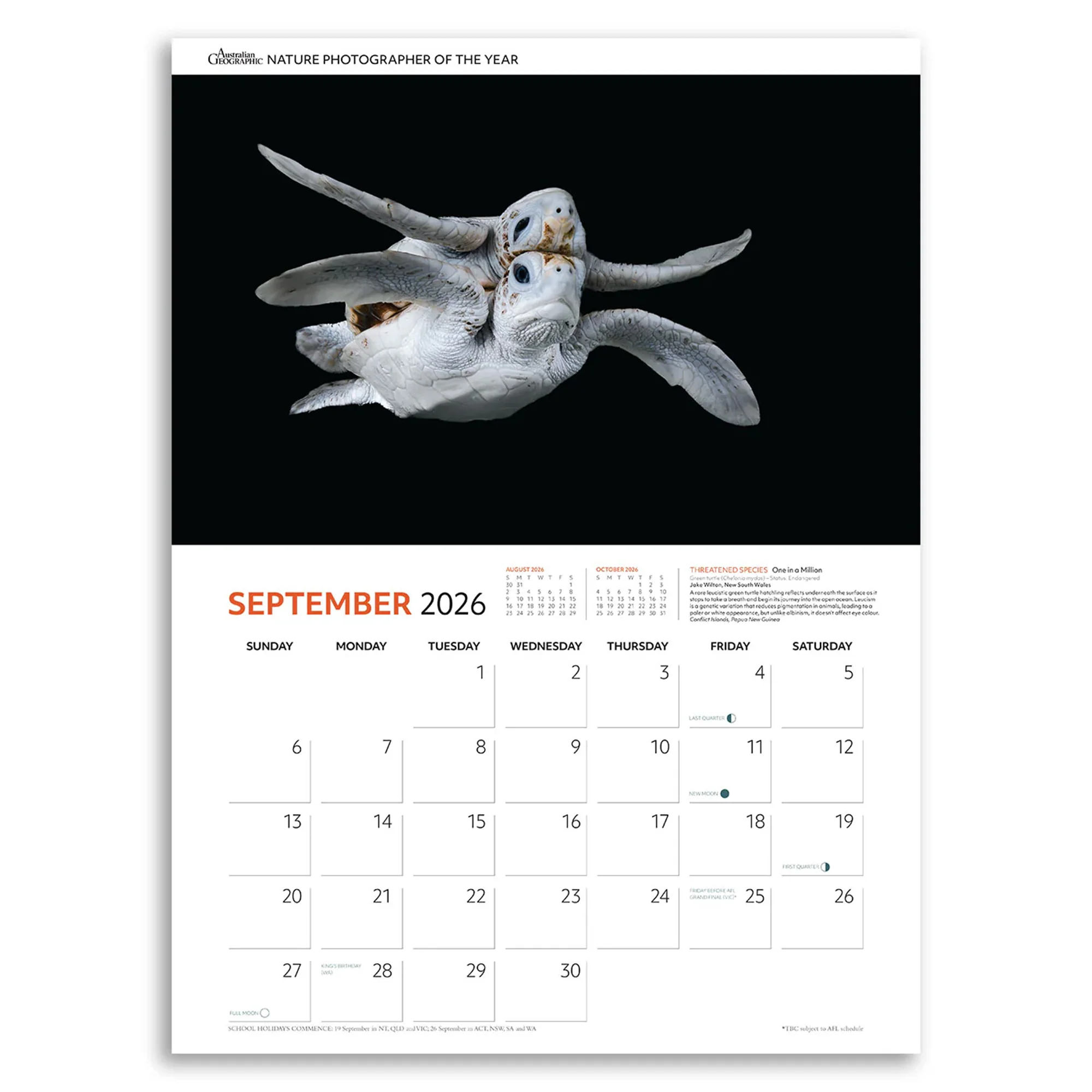 Calendar 2026 Australian Geographic Nature Photographer of the Year - Image 2