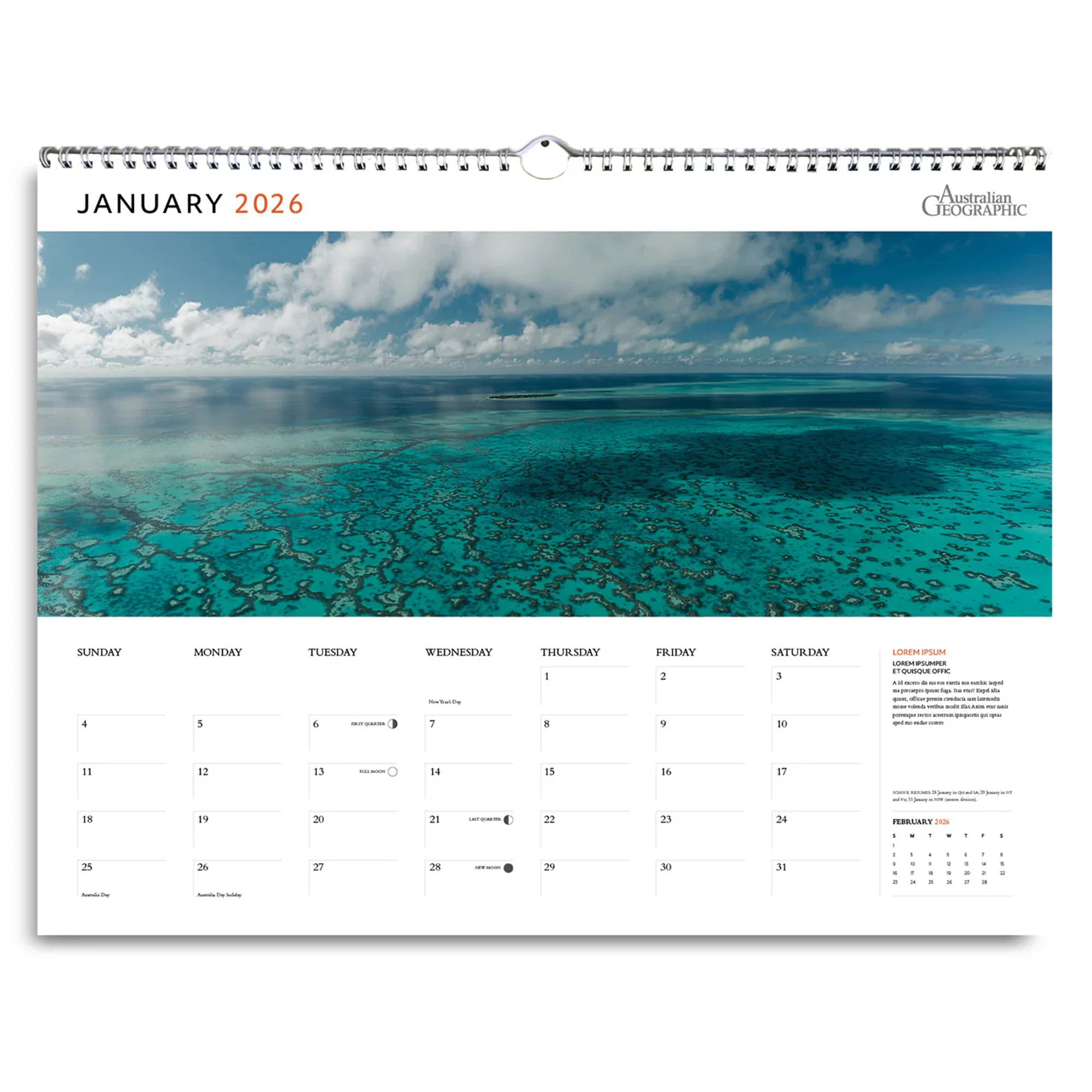 Calendar 2026 Australian Geographic Panorama - Image 2