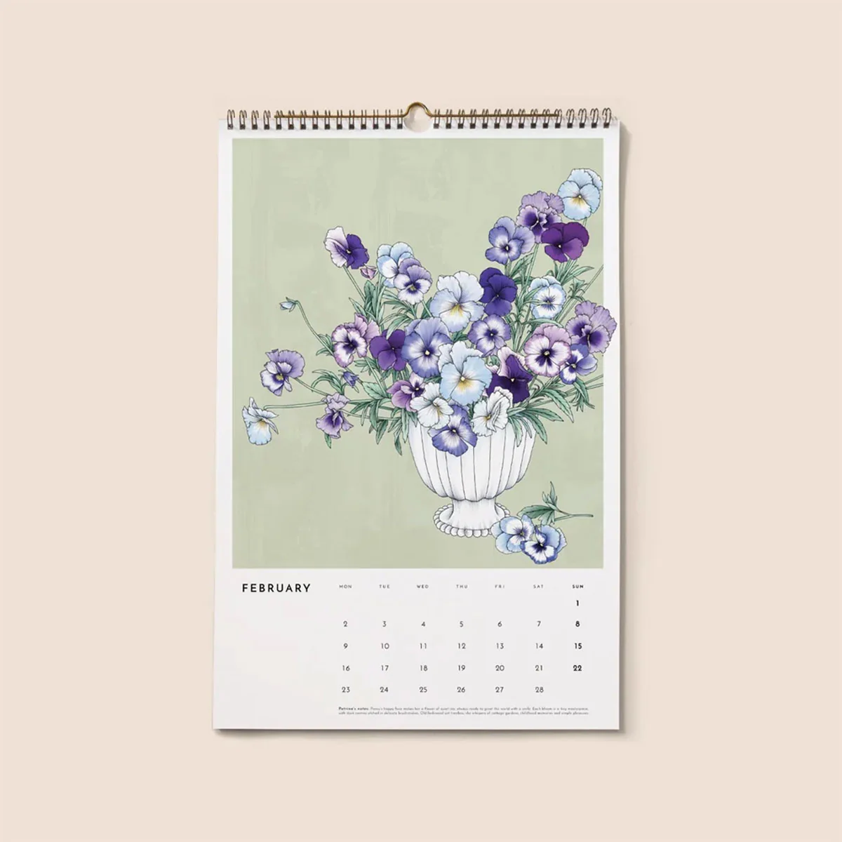 Calendar 2026 Botanical - Typoflora - Image 2