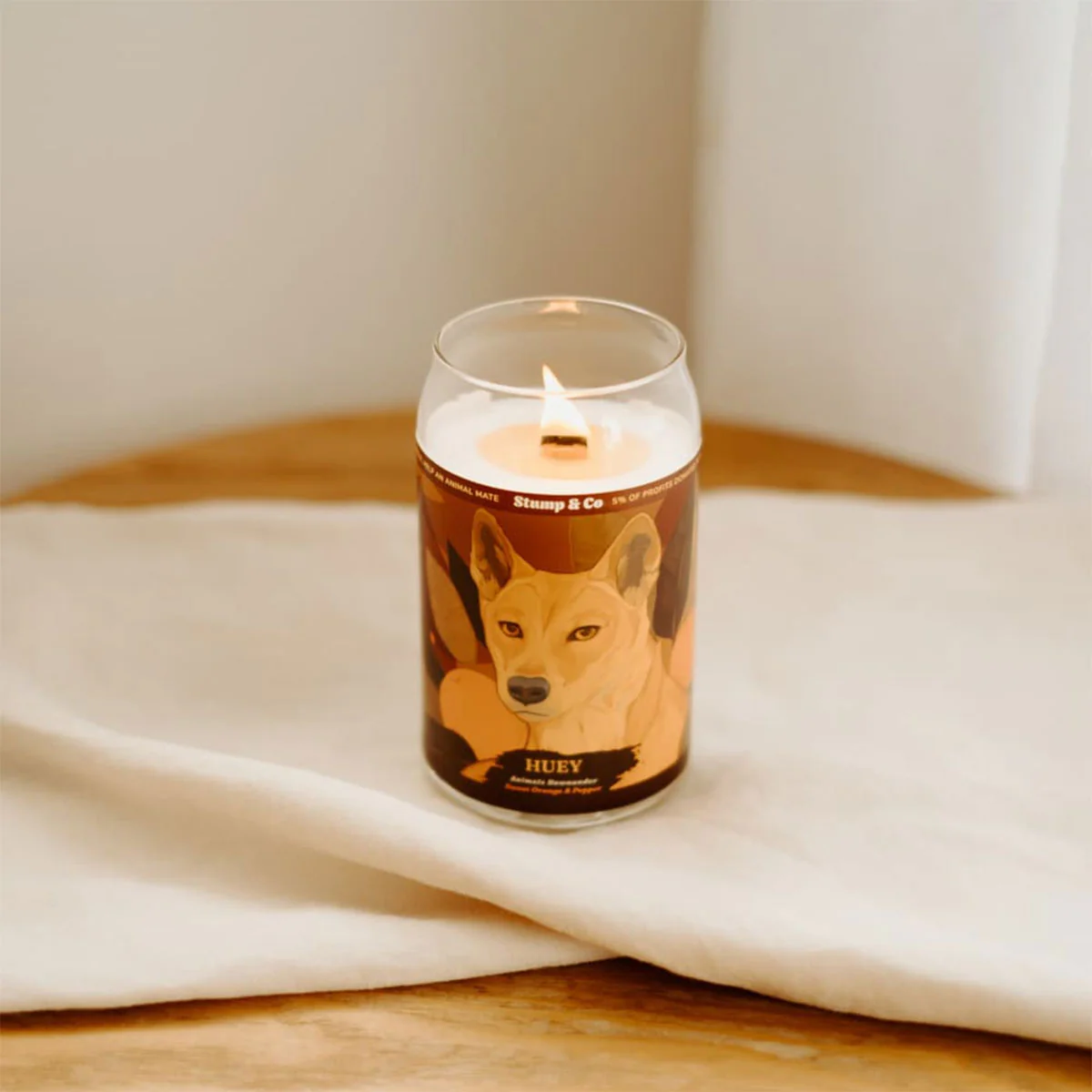 Candle in a Can Huey - Stump and Co