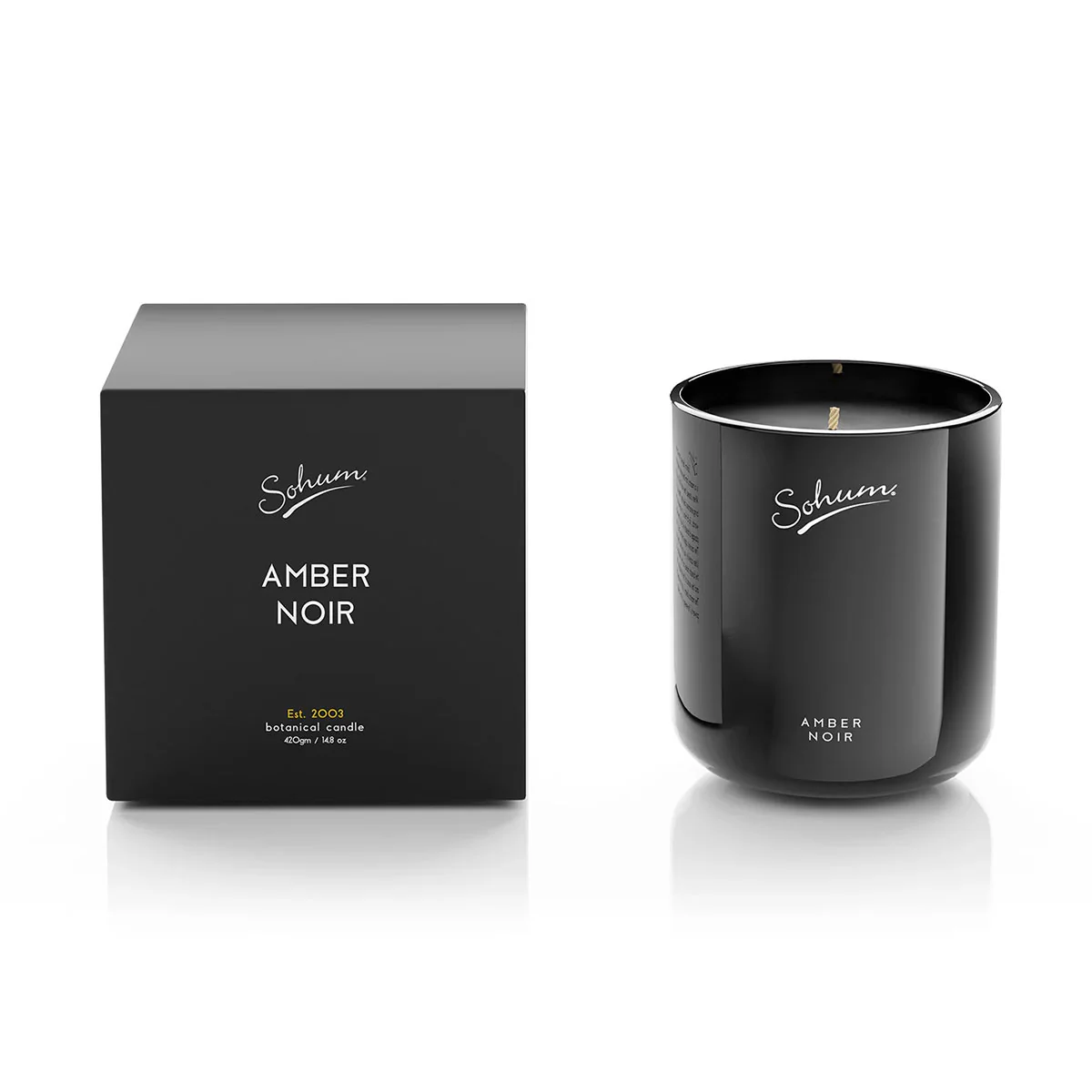 Candle Signature Amber Noir - Sohum