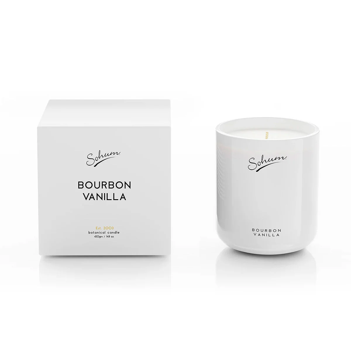 Candle Signature Bourbon Vanilla - Sohum
