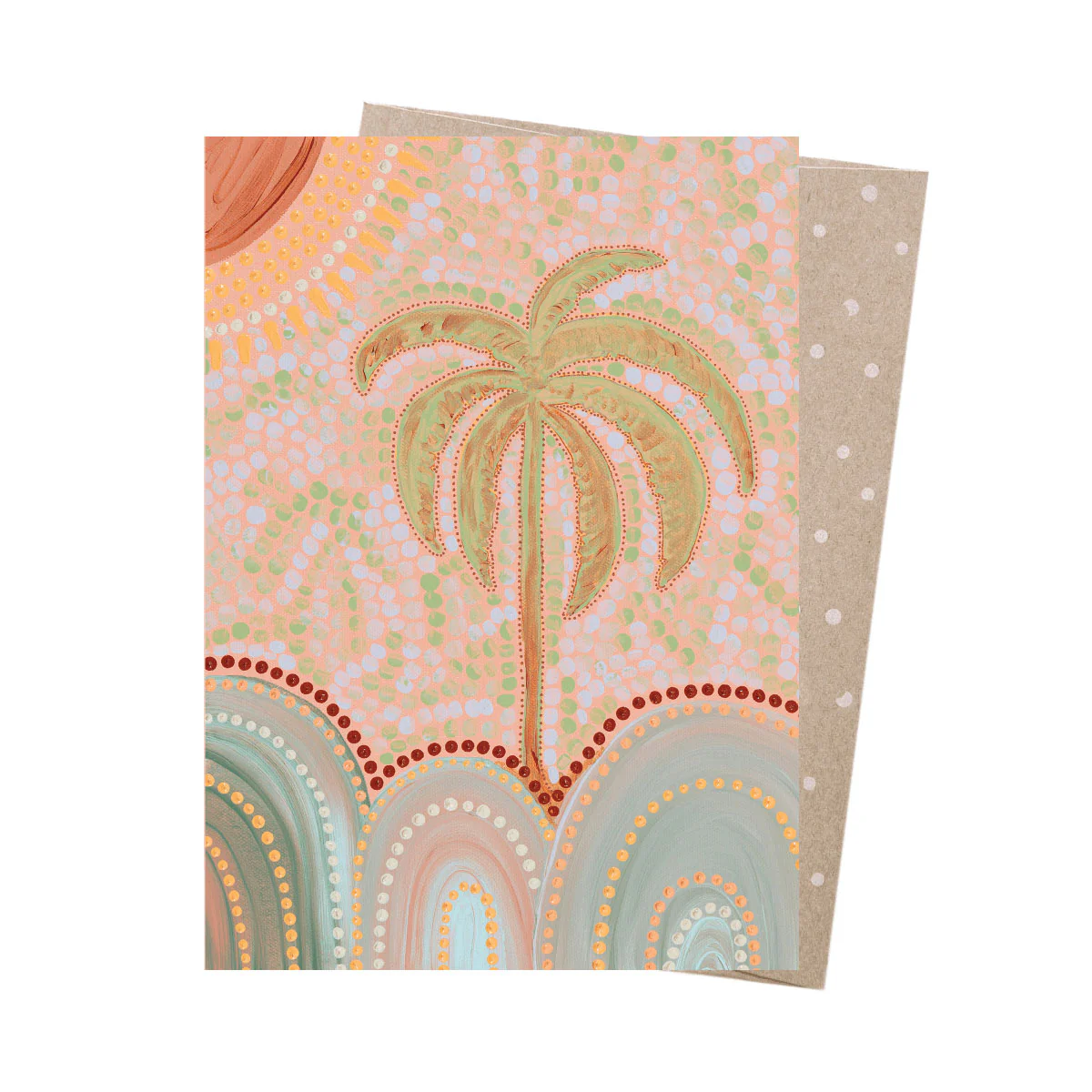 Card Calming Country Domica Hill - Earth Greetings