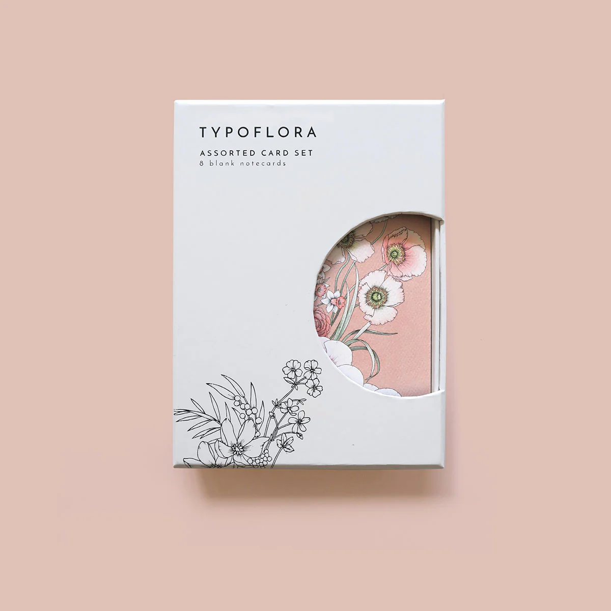 Card Set Boxed Florists Bouquet - Typoflora