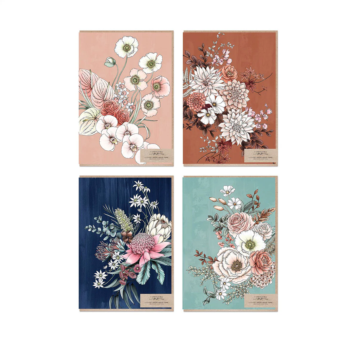 Card Set Boxed Florists Bouquet - Typoflora - Image 3
