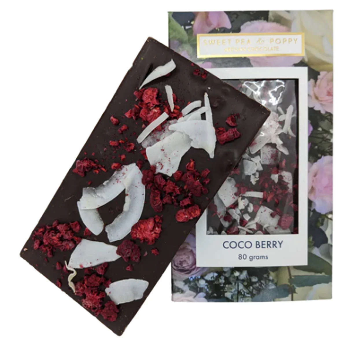 Chocolate Coco Berry 80g - Sweet Pea & Poppy