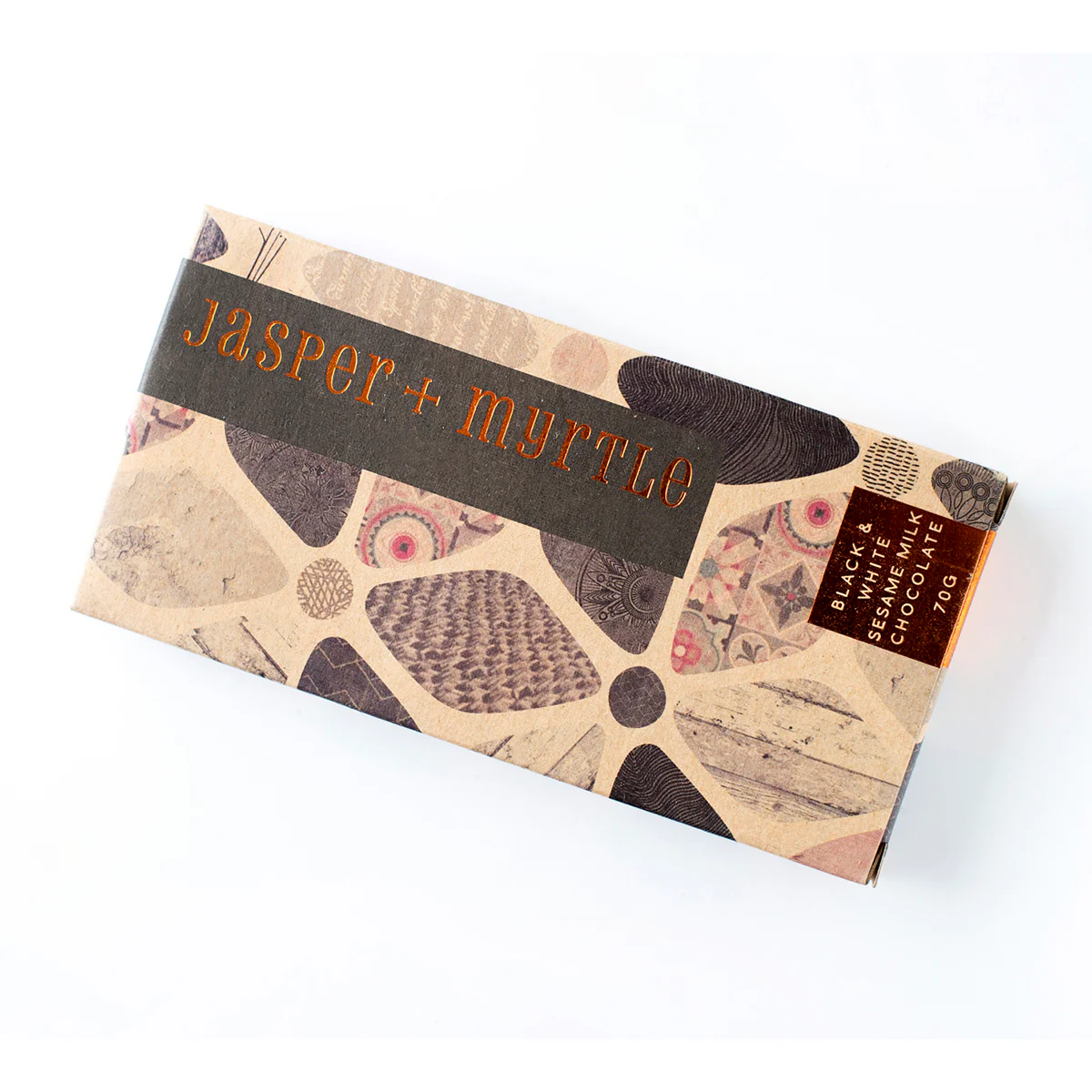 Chocolate Black & White Sesame Milk 70g - Jasper & Myrtle