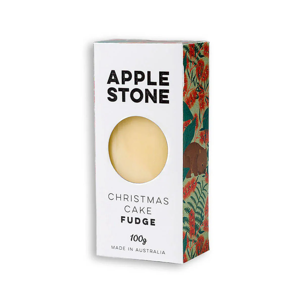 Christmas Cake Fudge 100g Wombat - Alperstein Designs
