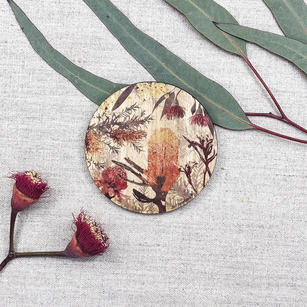 Coaster Wildflowers - Buttonworks