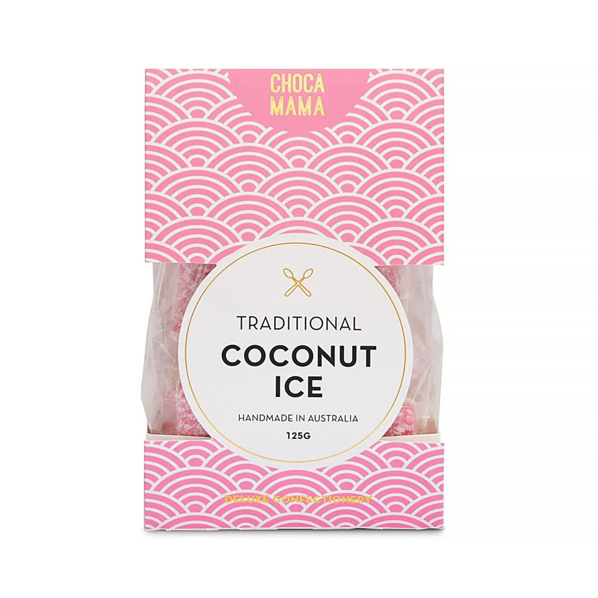 Coconut Ice in Window Box 125g - Chocamama