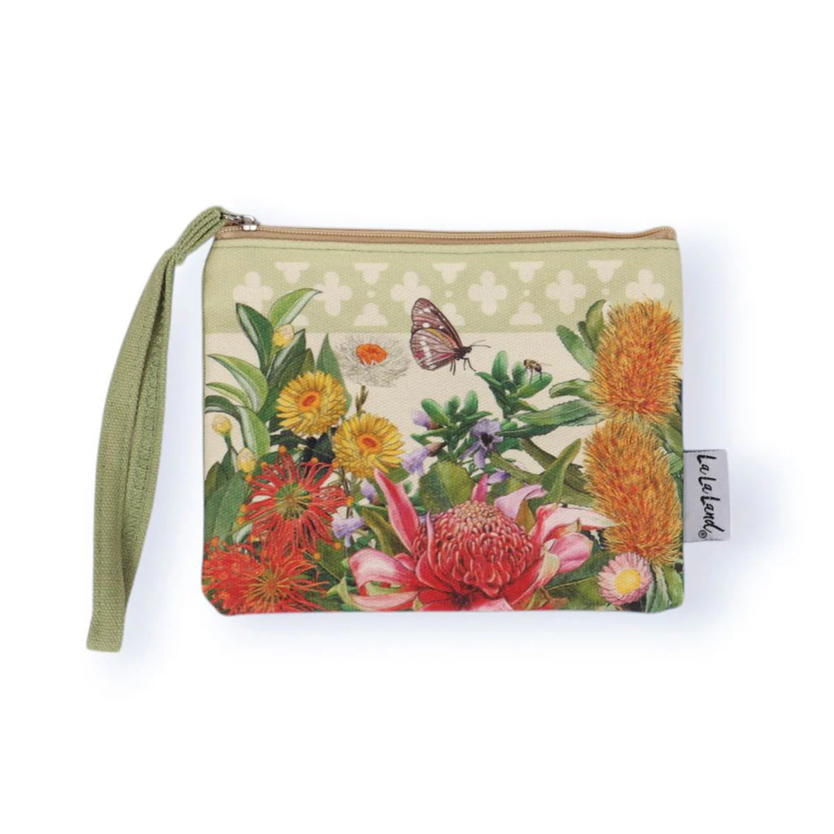 Coin Purse Botanical Blooms Flowers - La La Land