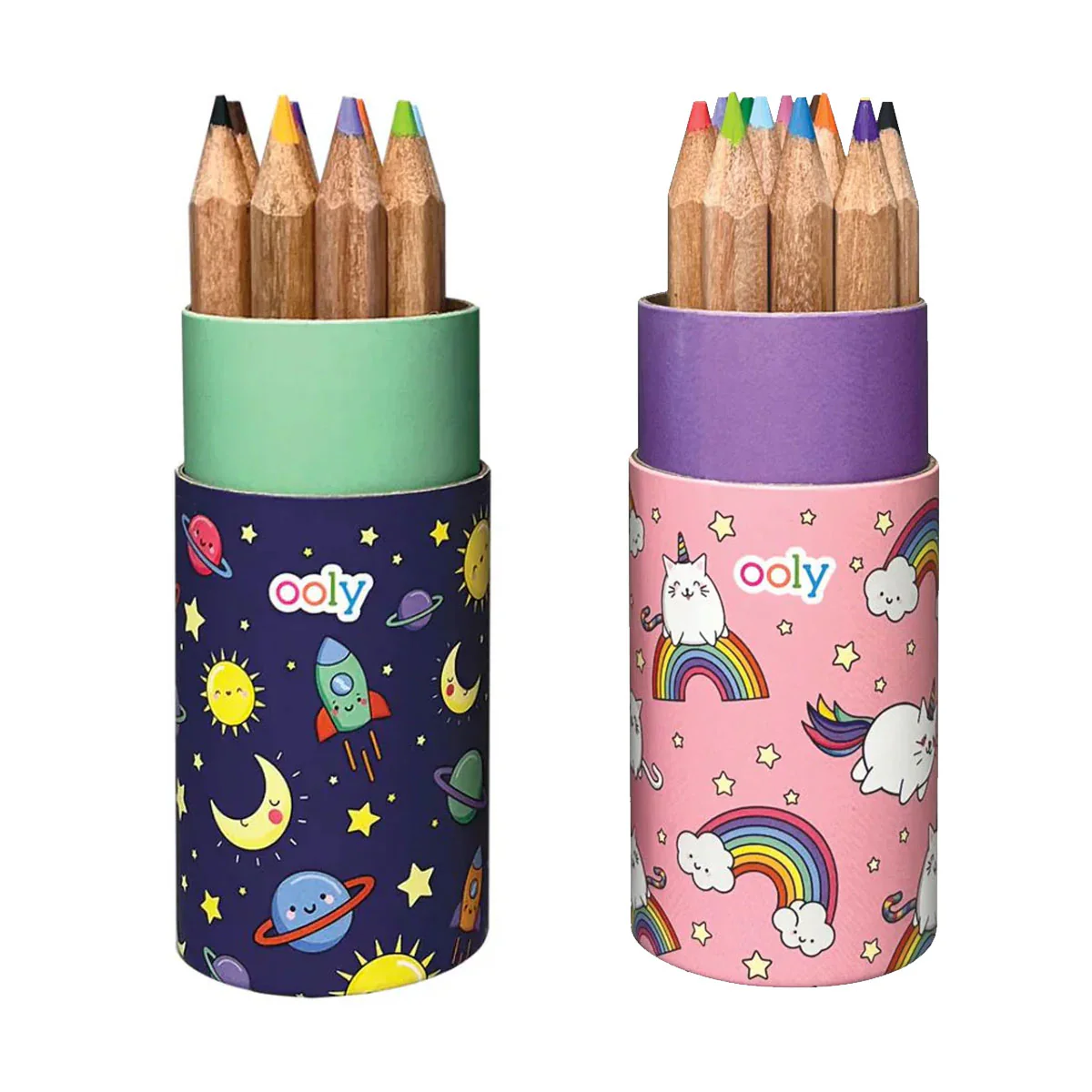 Coloured Mini Pencils Sharpener Set Assorted - Bobangles