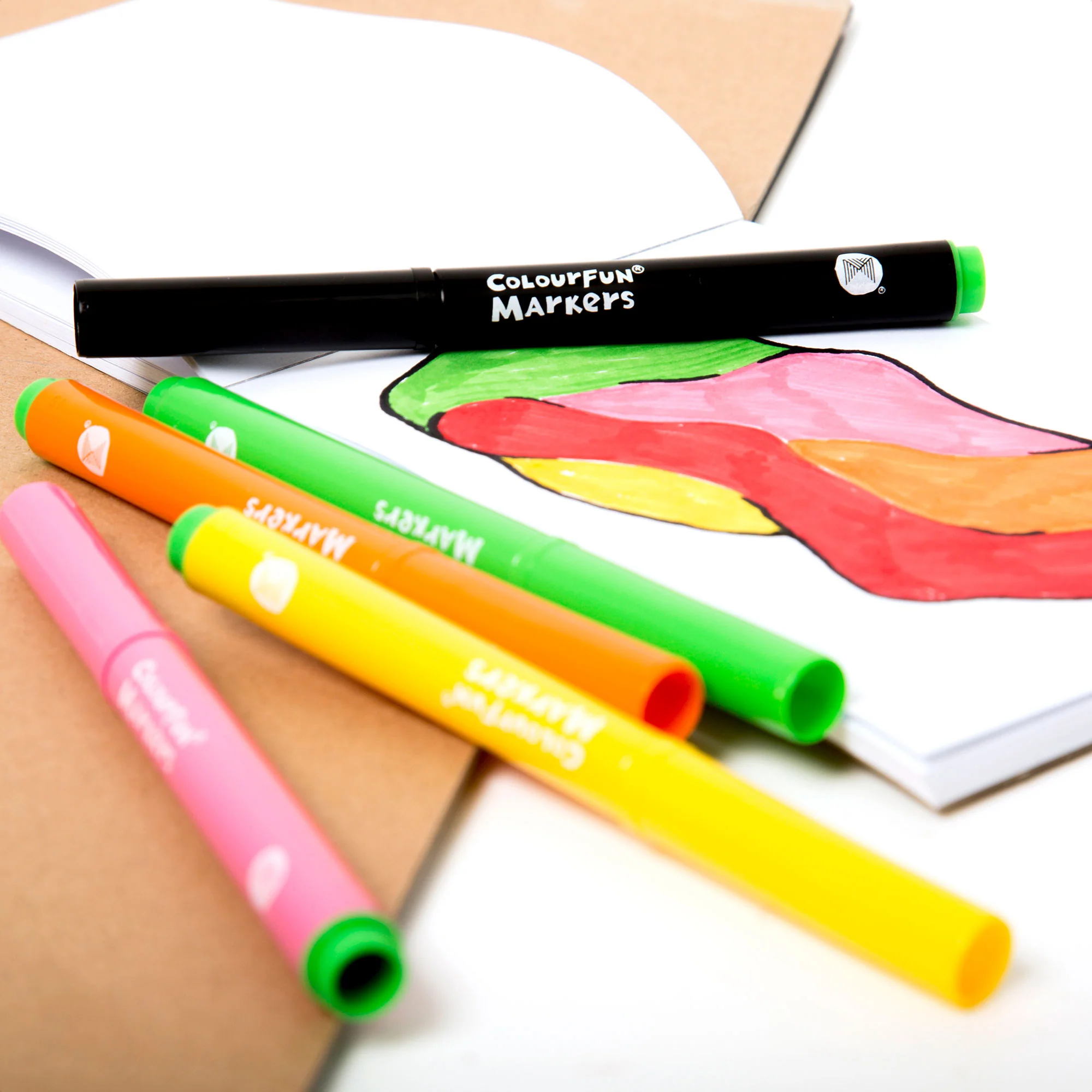 Colourfun Markers in Wallet 12 Pack - Micador - Image 2
