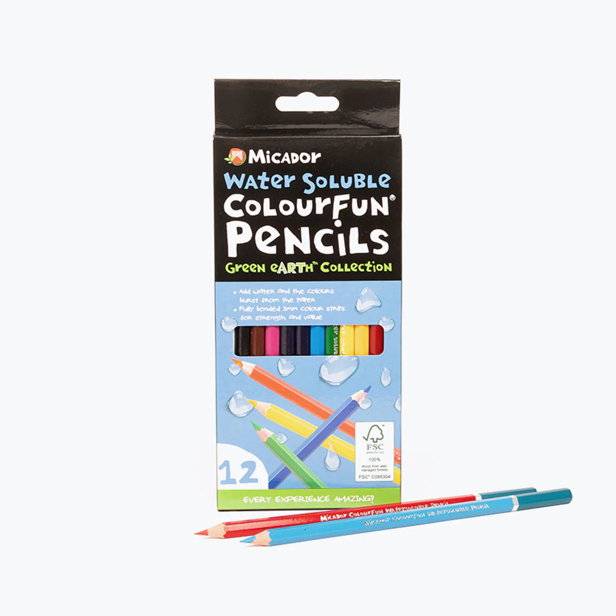 Colourfun Pencils Watersoluble Pack 12 - Micador